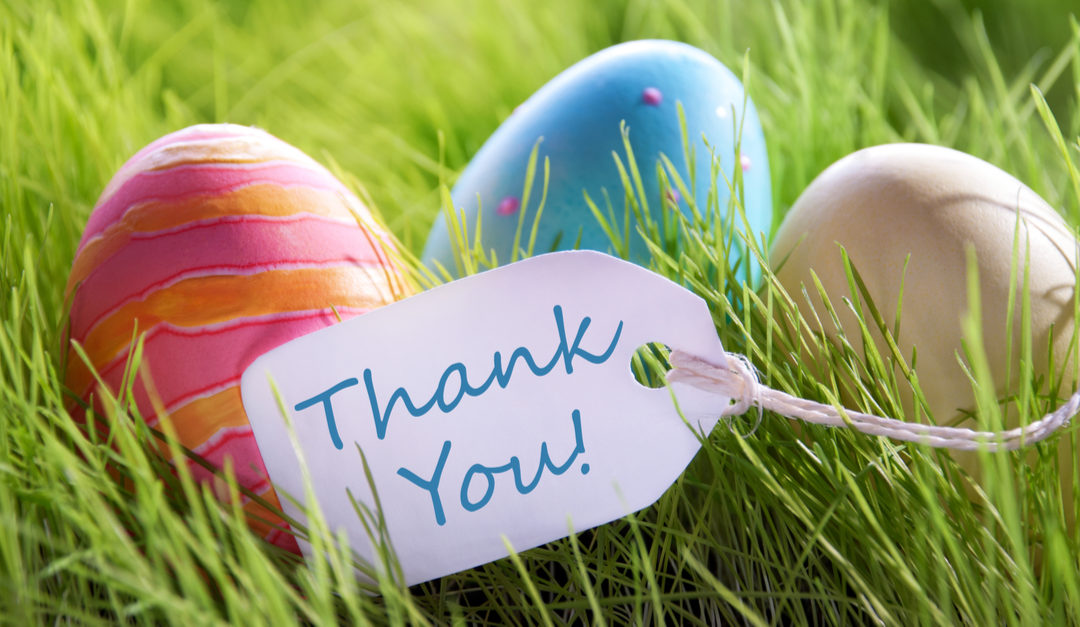 An early Easter message of support and thanks from the directors Dawn & Andrew